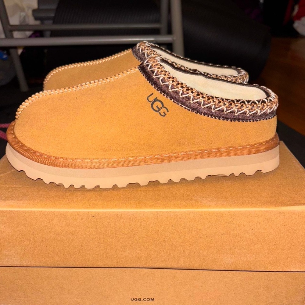 UGG Tan Suede Slippers